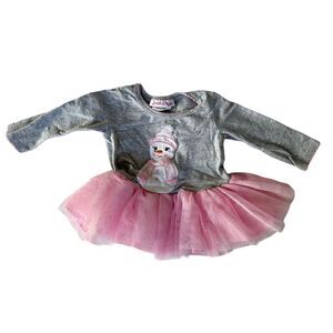 Baby’s Snowgirl Tutu T-shirt dress, 6-9m